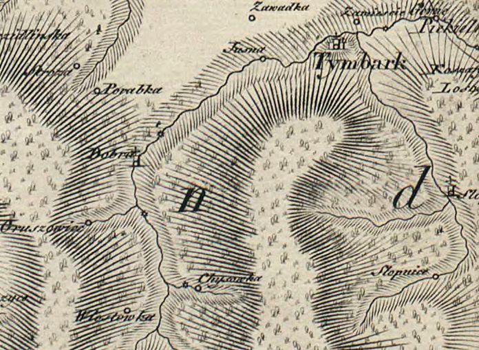 Karte eines Theils von Neu oder West Gallizien 1797